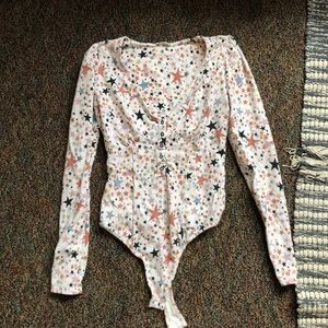 free people star bodysuit